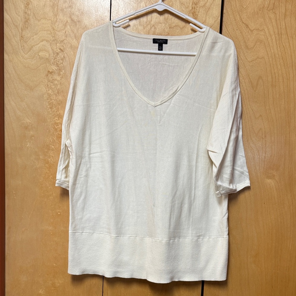 V-neck Talbots sweater